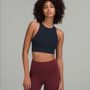 Lululemon long line energy bra size 4 true navy